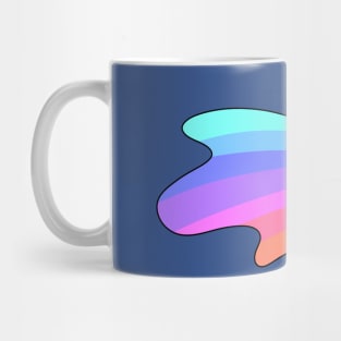 Rainbow Shooting Star Alligator Mug